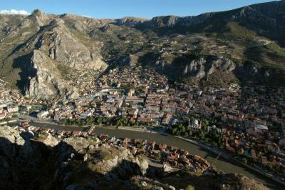 Amasya Views climbing Kale hill