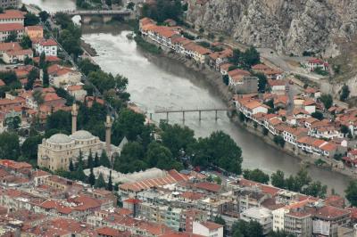 Amasya city from high