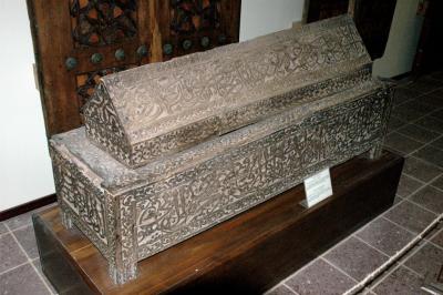 Amasya museum wooden sarcophagus