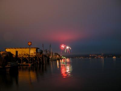 Fireworks in Morro Bay