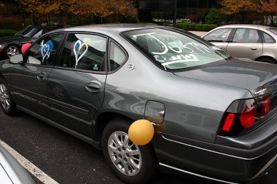There's even a balloon for the gas tank. Well done Ceridian Louisville! I'm sure they'll return the favor soon. ;)