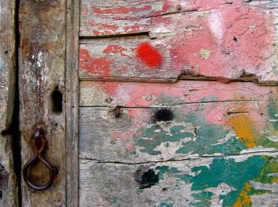 messy door in Vicenza.JPG