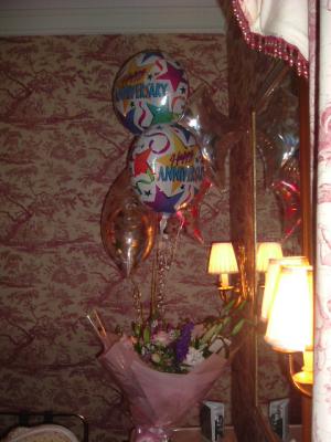 Grosvenor Hotel - Chester- Surprise Balloon Bouquet
