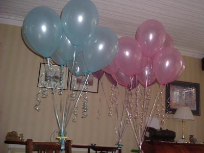 Balloons for a Christening