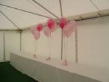 Malpas Christening Balloons in private marquee