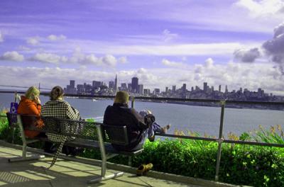 Panoramic from Alcatraz Island