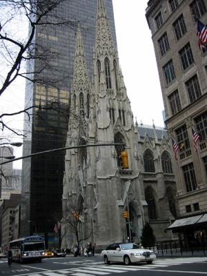 St. Patrick's cathedral on 5th Avenue