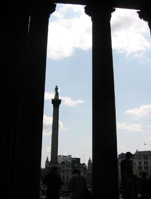 Nelson's Column from National Gallery