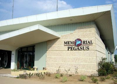 The Pegasus memorial in Ranville-Bnouville