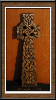 Celt cross in Cedar 10_24_04