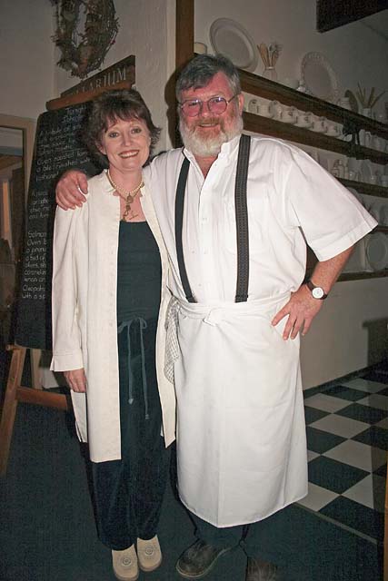 Richard & Mouse Poynton, our hosts