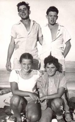 טיול לגליל - 1953 - צ'פאי, איגוש, חסידה ונירה