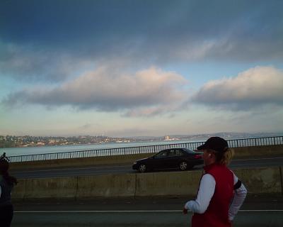 On the way back from Mercer Island - looking north