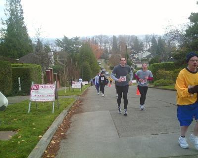 Short steep shot up Galer St. - followed by more hilly terrain up Madison