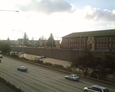 Headed back toward Seattle Center - crossing I5