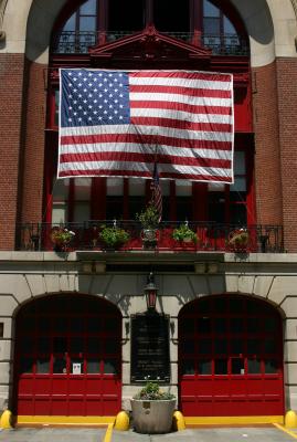 JUL 4 - Firehouse at 3rd Street near the Bowery