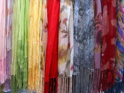 Silk Scarfs for Sale at Washington Square North Street Fair