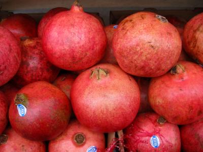 Farmers' Market Pomegranates