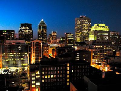 Night view Montreal