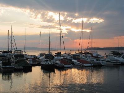 Sunset, Lake Champlain VT USA