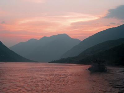 Sunset, Three Gorges China