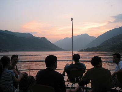 Sunset, Three Gorges China