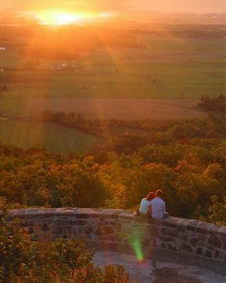 Sunset, Champlain lookout