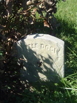 pg_35 - Little Dock - One of the Small Stones in Front of the James V. & Mary Stilwell Headstone