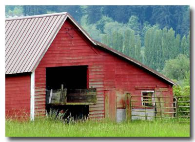 Old Barn. Older Truck.