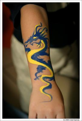 Mio's dragon paint