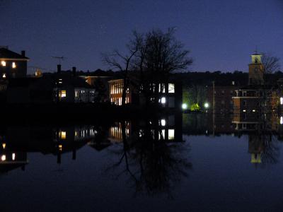 Greenville at night