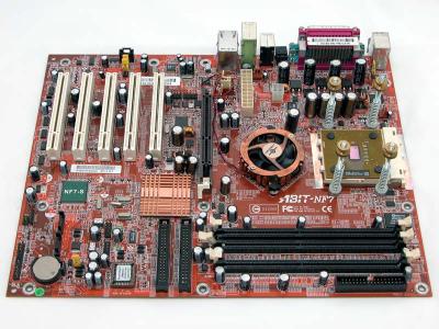 Introducing the various components, 1st off, the mobo - the ever popular Abit NF7-S version 2. One of the best overclockers