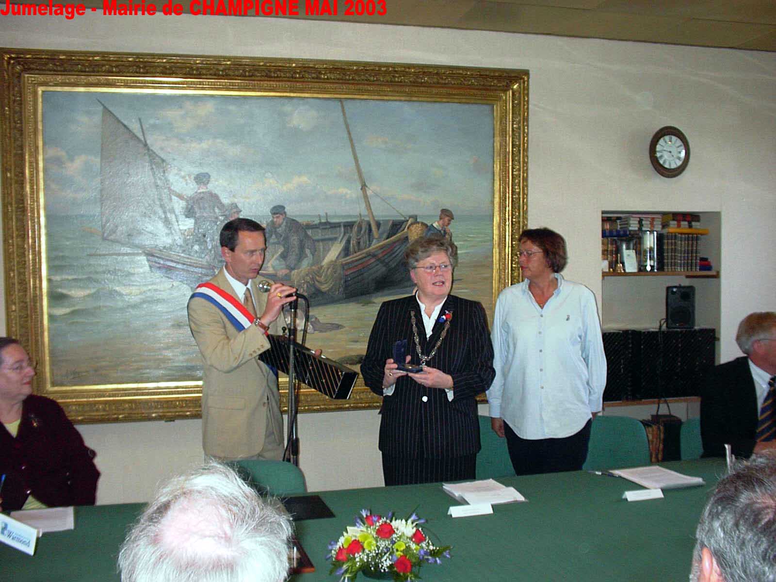 Ondertekening van de jumelage