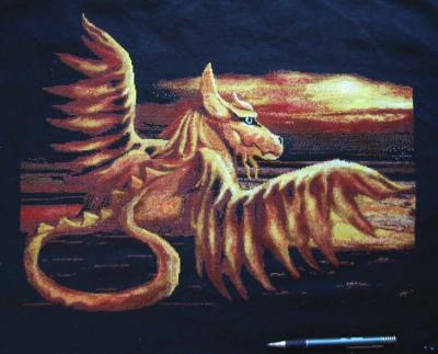 Fire dragon finished now
