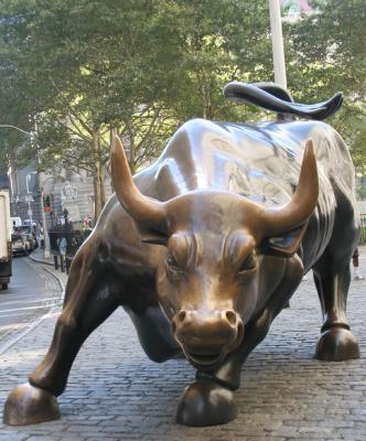The Bull of the Wall Street
