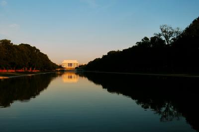 Lincoln Memorial sunrise  9783