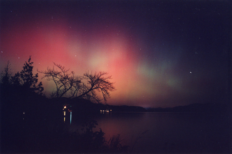 Aurora Over Lake