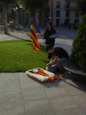 Ripoll am 11.09. Katalonischer National Feiertag