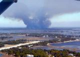 Fire near Cedar Key