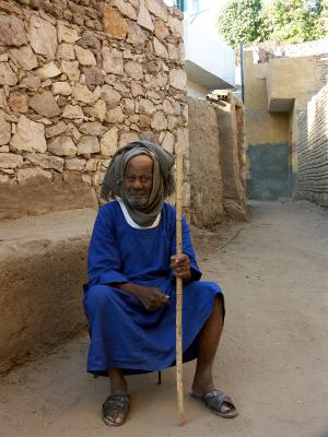 Nubian old man on Elephantine Island