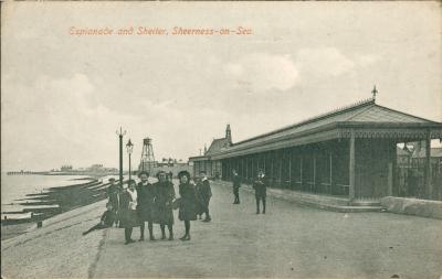 Esplanade and Shelter. 1917