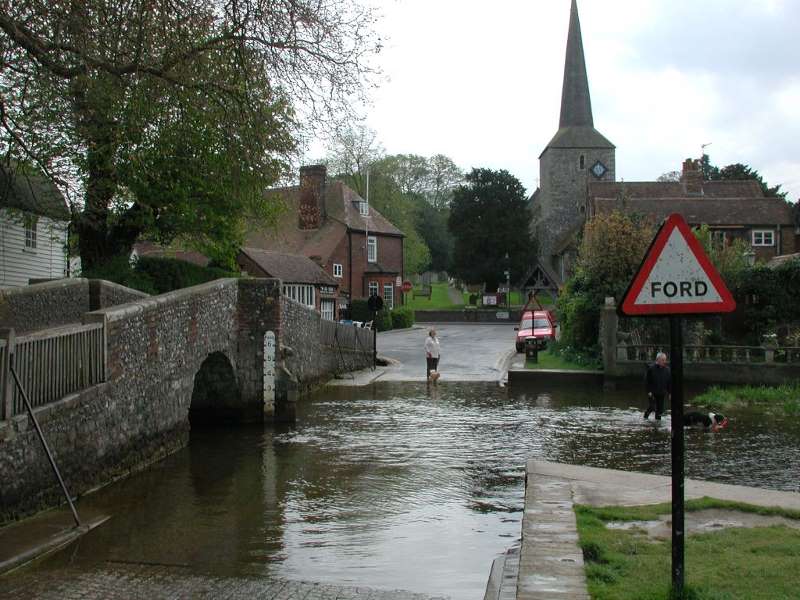 Big Puddle in the Road