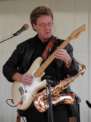 Jeff Grimes -  Lead guitar, tenor sax, alto sax and vocals
