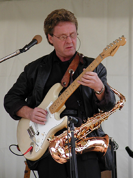 Jeff Grimes -  Lead guitar, tenor sax, alto sax and vocals