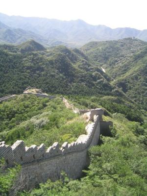 Looking Down on Ruins of the Great Wall.JPG