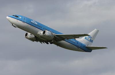 KLM regularly flies the Boeing 737-300 series on it's Amsterdam route