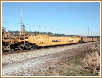 Empty container car.