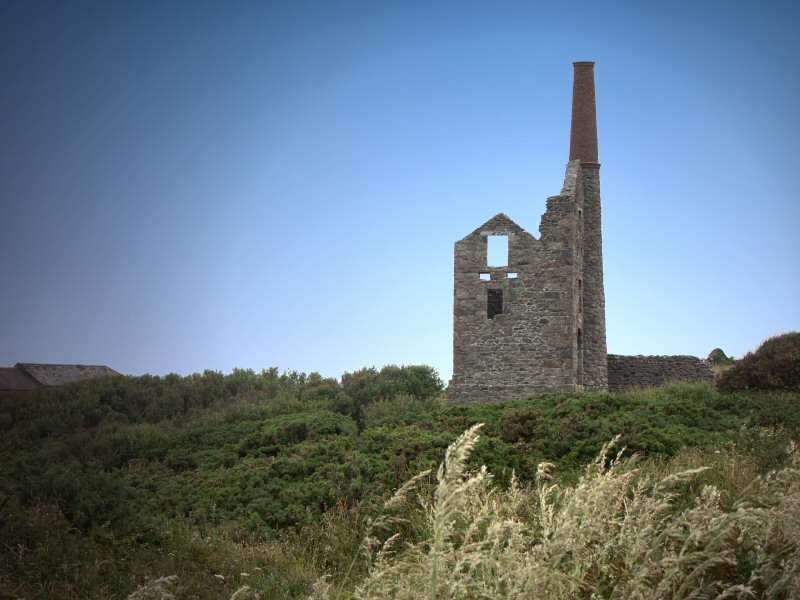 An abandoned tin mine