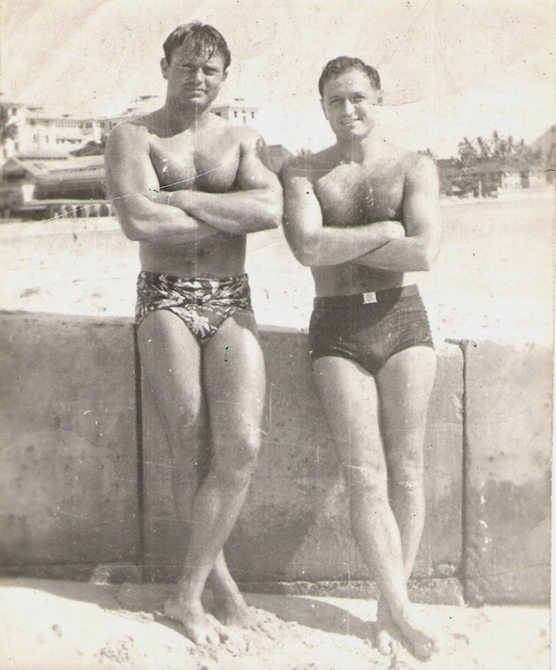 Ed and Phil, Waikiki Beach 46
