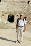 David at the coliseum in Leptis Magna, Libya